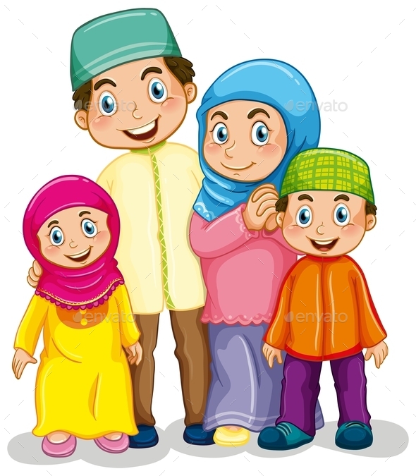 Muslim Family (People)