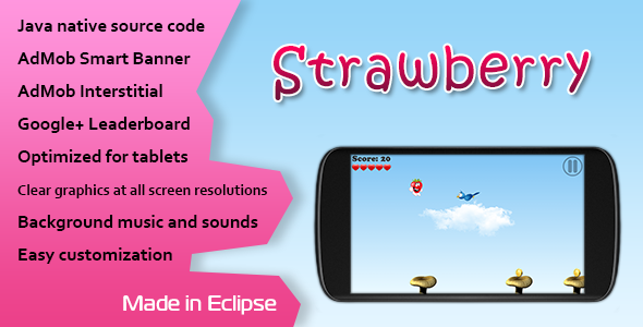 Strawberry Game with AdMob and Leaderboard - CodeCanyon Item for Sale