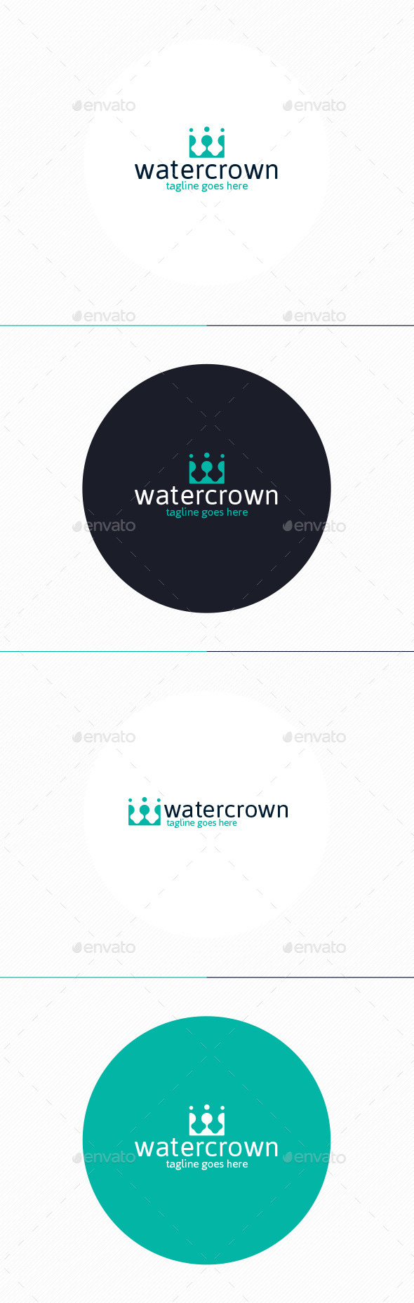 Water Crown Logo