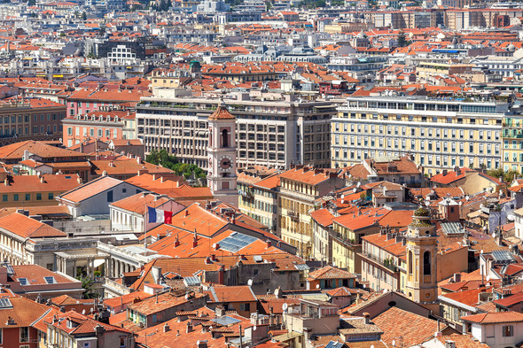 View from above on Nice, France. (Misc) Photo Download