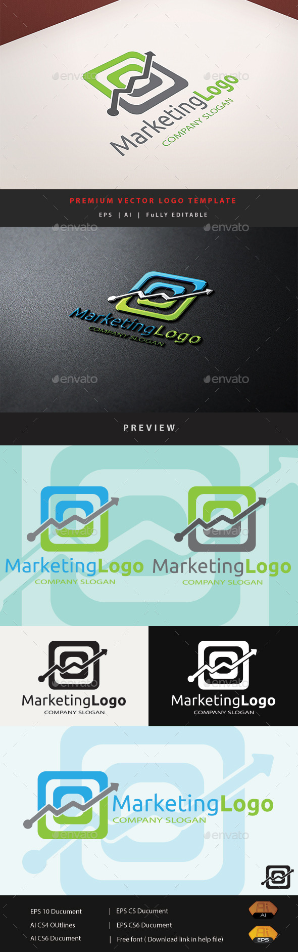 GraphicRiver Marketing Logo 10953615 GraphicRiver Marketing Logo 10953615