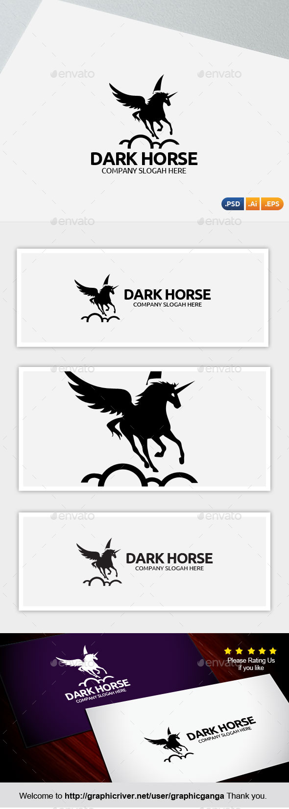 GraphicRiver Dark Horse 10954035 GraphicRiver Dark Horse 10954035