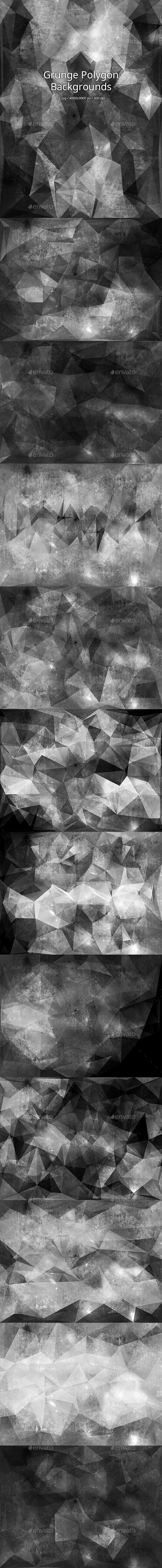 GraphicRiver Grunge Polygon Backgrounds 10954352 GraphicRiver Grunge Polygon Backgrounds 10954352