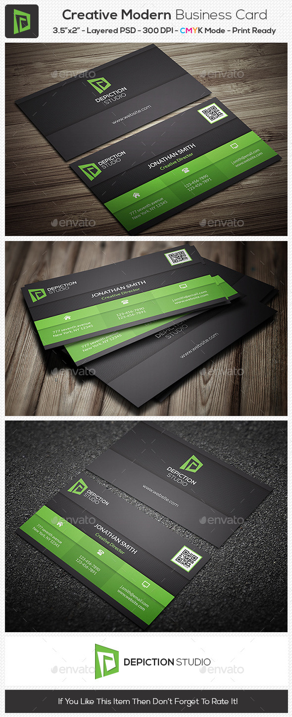 GraphicRiver Creative Modern Business Card 10954593 GraphicRiver Creative Modern Business Card 10954593