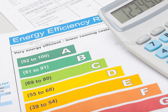 Energy efficiency chart and neat calculator