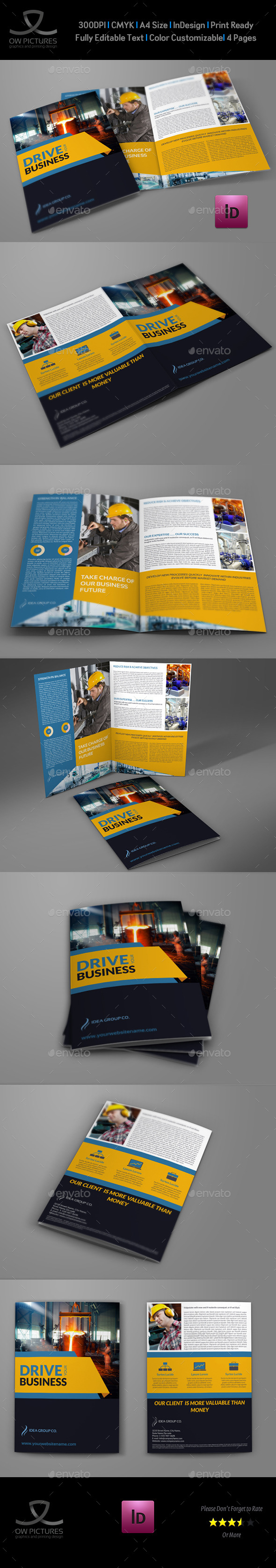 GraphicRiver Industrial Company Brochure Bi-Fold Template Vol2 10955458 GraphicRiver Industrial Company Brochure Bi-Fold Template Vol2 10955458