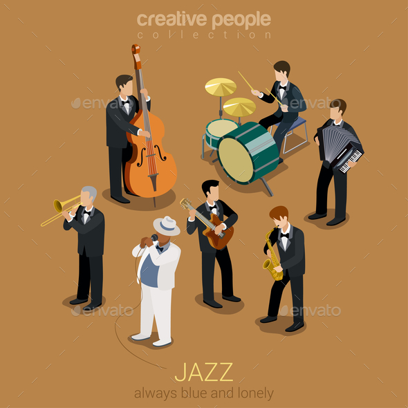 GraphicRiver Jazz Band 10957368 GraphicRiver Jazz Band 10957368