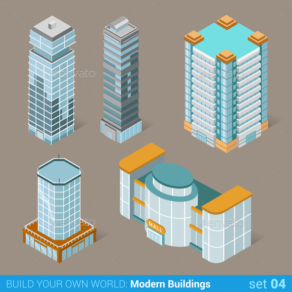 GraphicRiver Modern Buildings 10957389 GraphicRiver Modern Buildings 10957389