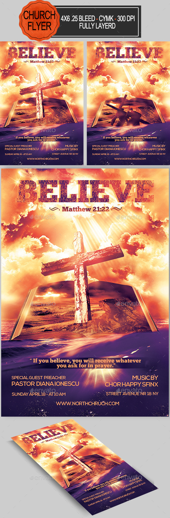 Believe Church Flyer (Church)