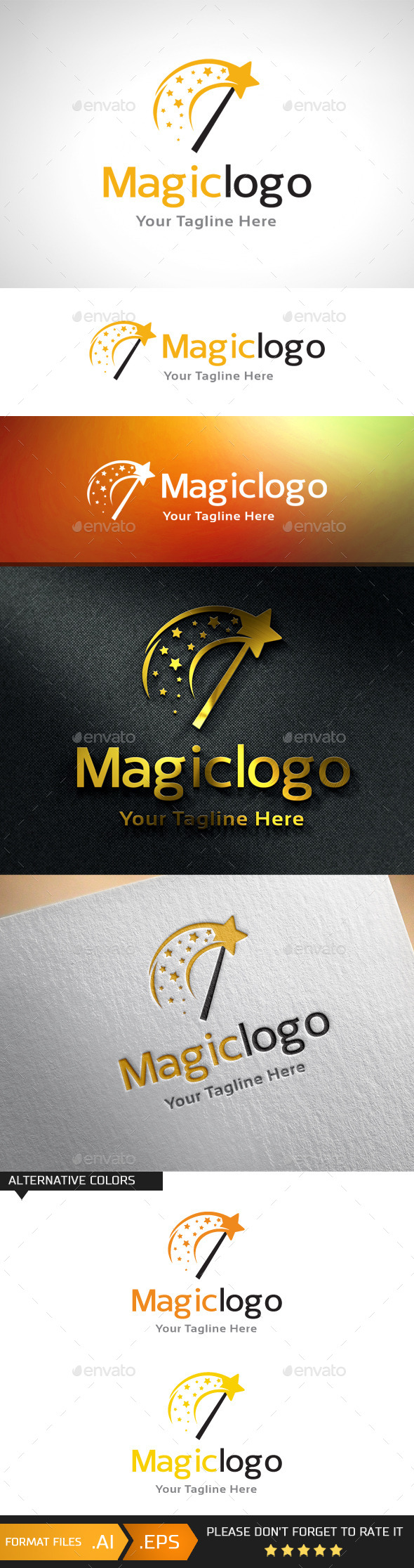 GraphicRiver Magic Logo Template 10960380 GraphicRiver Magic Logo Template 10960380