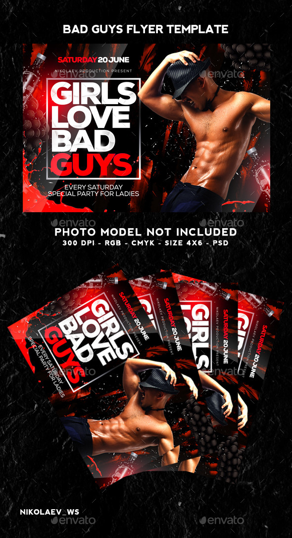 GraphicRiver Bad Guys Flyer 10917326 GraphicRiver Bad Guys Flyer 10917326