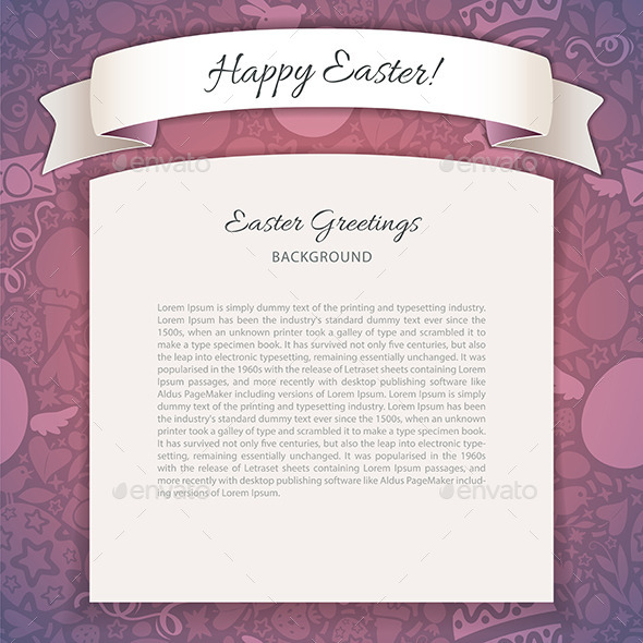GraphicRiver Happy Easter Poster With Copy Space 10941356 GraphicRiver Happy Easter Poster With Copy Space 10941356