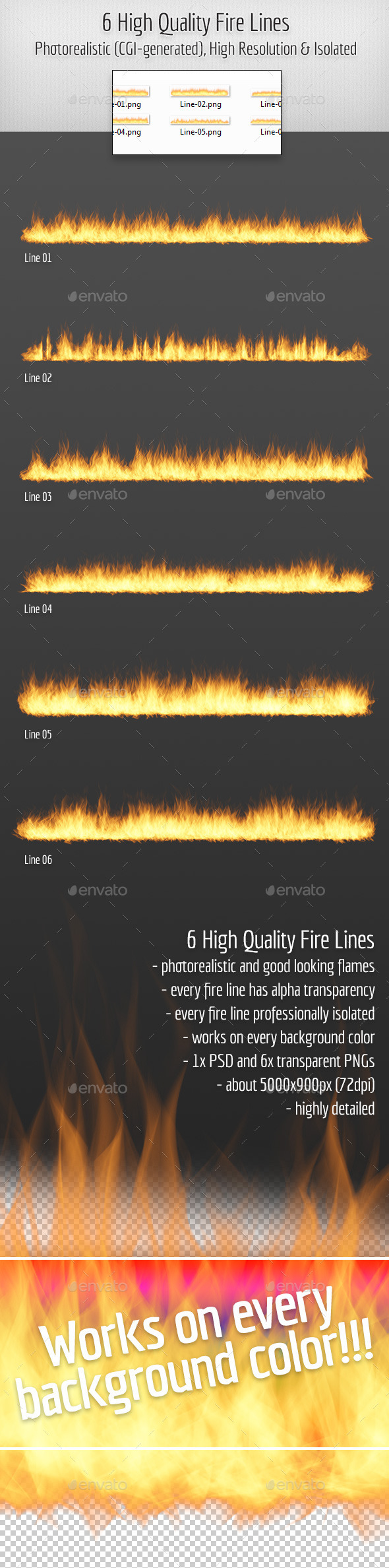 GraphicRiver 6 High Quality Hi-Res & Isolated CGI Fire Lines 10960709 GraphicRiver 6 High Quality Hi-Res & Isolated CGI Fire Lines 10960709