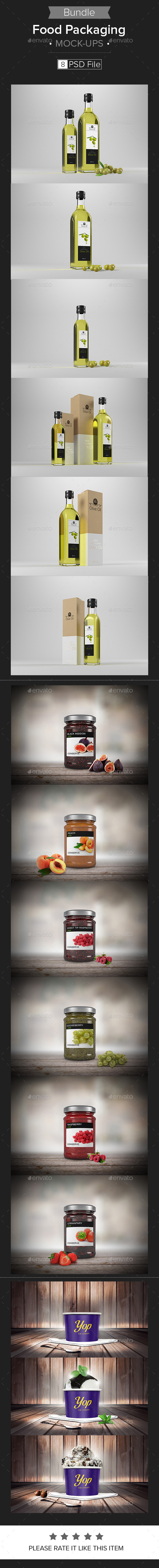 Food Packaging Mock-up Bundle