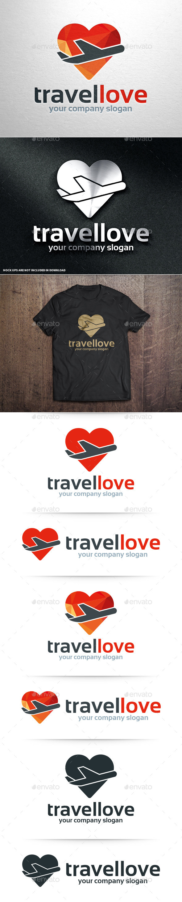 GraphicRiver Travel Love Logo Template 10961734 GraphicRiver Travel Love Logo Template 10961734