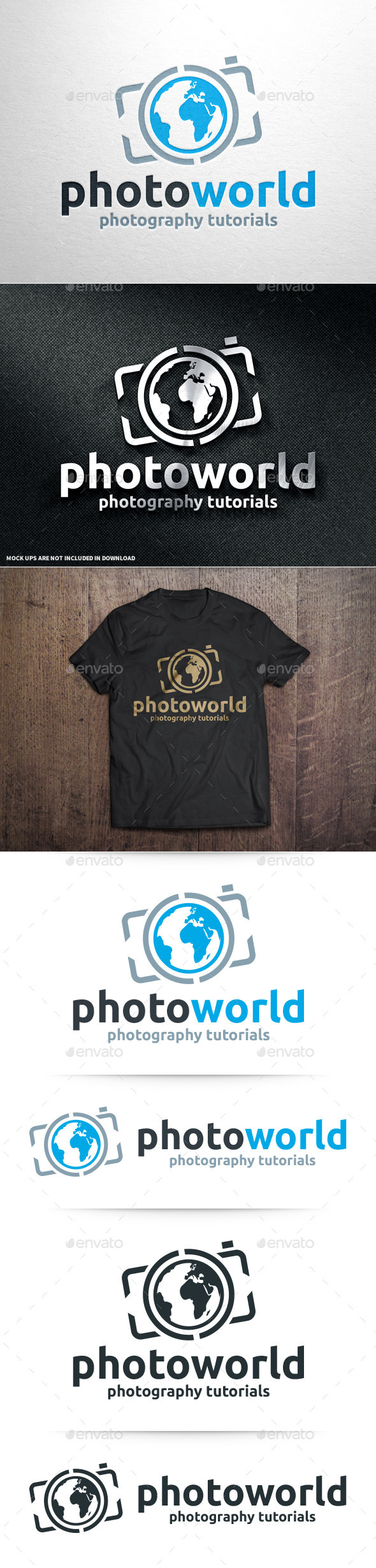 GraphicRiver Photo World Logo Template 10961884 GraphicRiver Photo World Logo Template 10961884