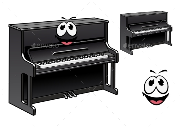 GraphicRiver Piano Cartoon 10961896 GraphicRiver Piano Cartoon 10961896