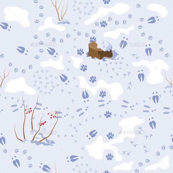 GraphicRiver Animal Tracks 10961989 GraphicRiver Animal Tracks 10961989