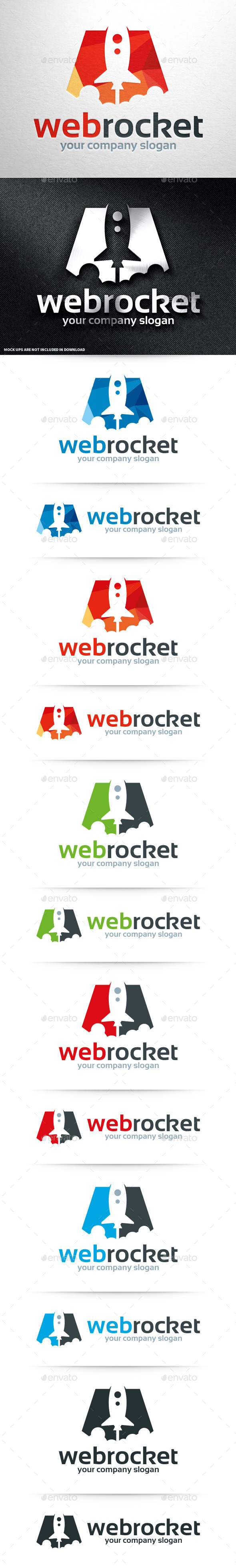 GraphicRiver Web Rocket Logo Template 10962221 GraphicRiver Web Rocket Logo Template 10962221