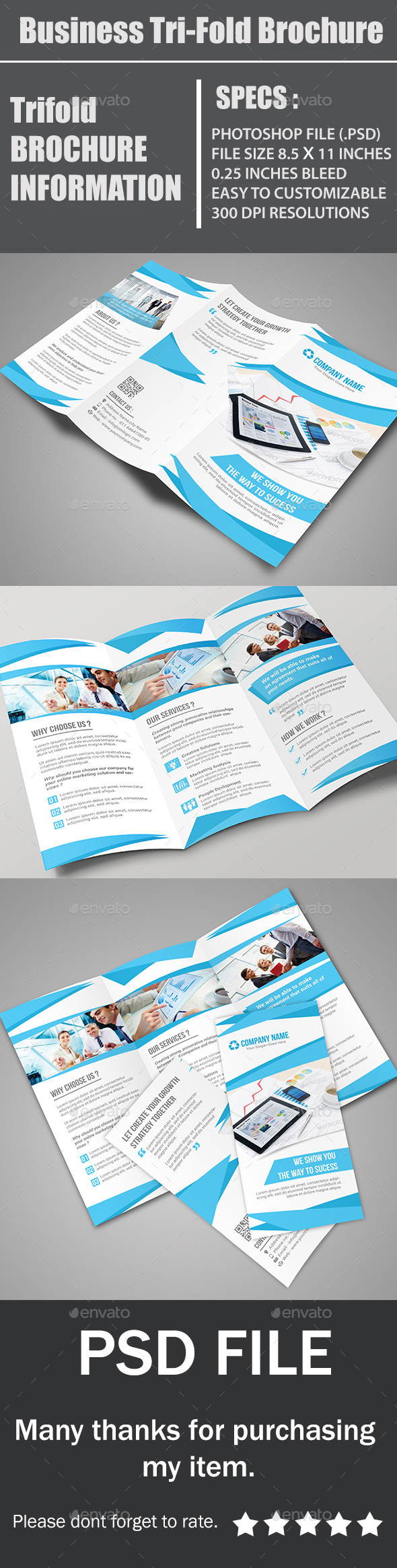 GraphicRiver Business Tri-Fold Brochure 10962799 GraphicRiver Business Tri-Fold Brochure 10962799
