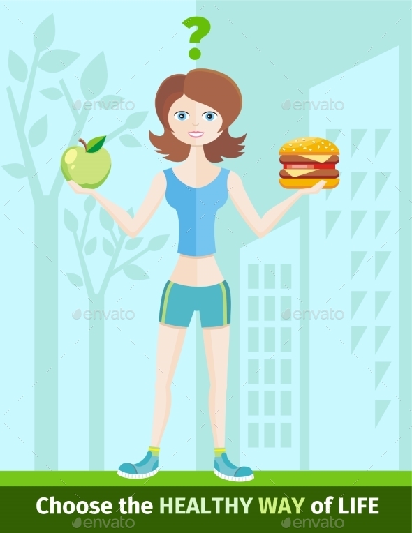 GraphicRiver Healthy Lifestyle and Dieting Concept 10963745 GraphicRiver Healthy Lifestyle and Dieting Concept 10963745