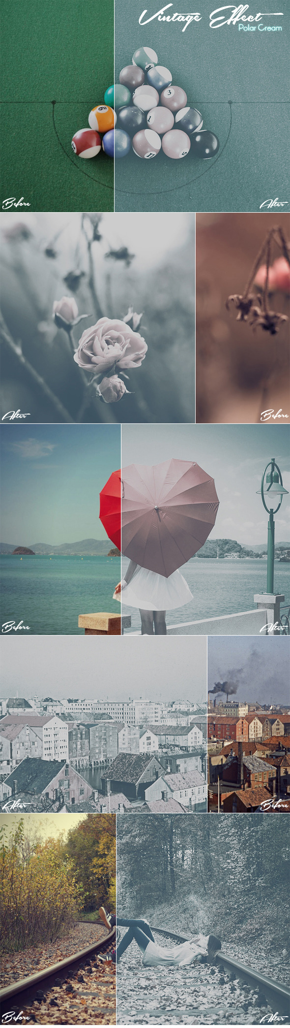 GraphicRiver Vintage Effect Polar Cream 10963816 GraphicRiver Vintage Effect Polar Cream 10963816