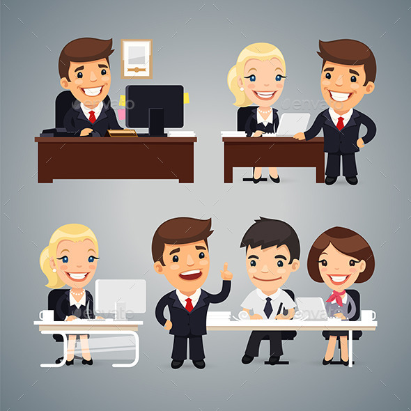GraphicRiver Businessmen at the Table Teamwork 10957169 GraphicRiver Businessmen at the Table Teamwork 10957169