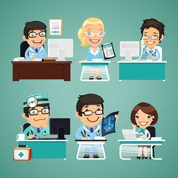 GraphicRiver Doctors at the Table 10957196 GraphicRiver Doctors at the Table 10957196