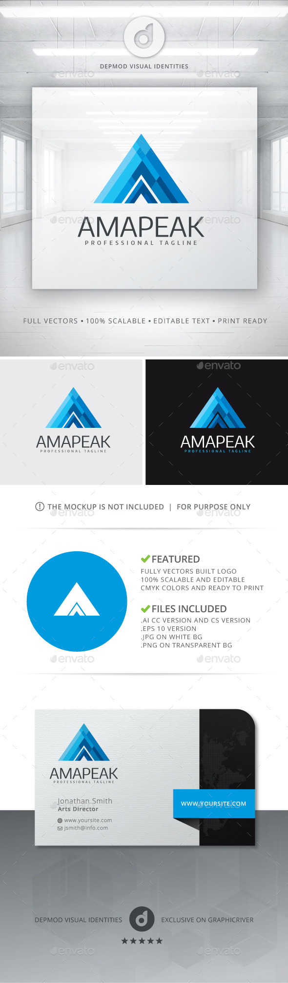 GraphicRiver Amapeak Logo 10966553 GraphicRiver Amapeak Logo 10966553