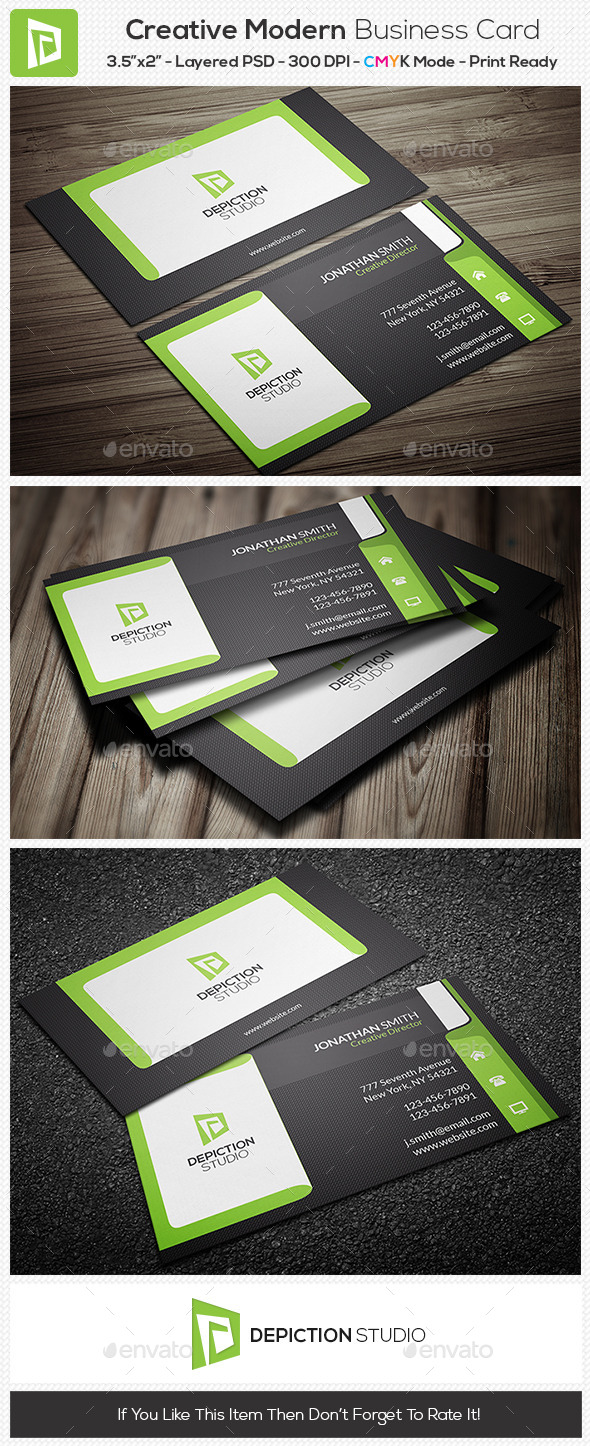 GraphicRiver Creative Modern Business Card 10967747 GraphicRiver Creative Modern Business Card 10967747
