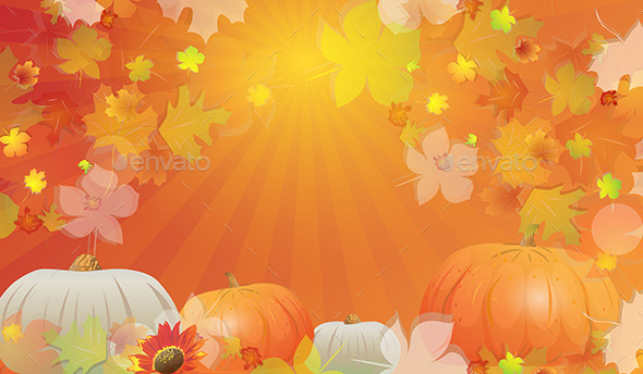 GraphicRiver Autumn Background 10968069 GraphicRiver Autumn Background 10968069
