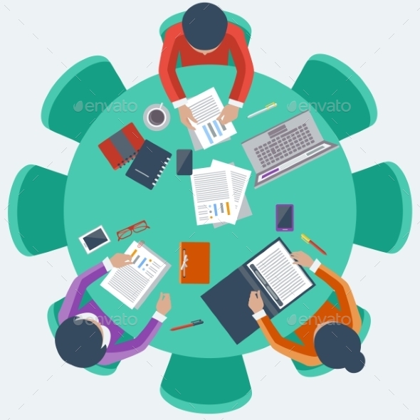 GraphicRiver Office Workers 10968073 GraphicRiver Office Workers 10968073