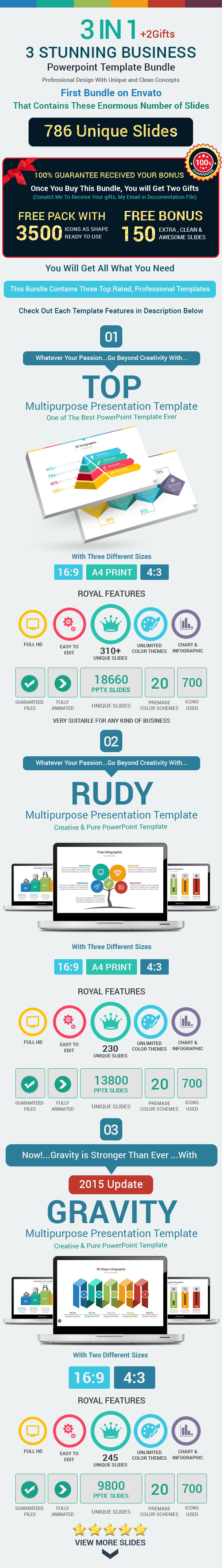 GraphicRiver 3 Stunning Business Powerpoint Template Bundle 10968389 GraphicRiver 3 Stunning Business Powerpoint Template Bundle 10968389