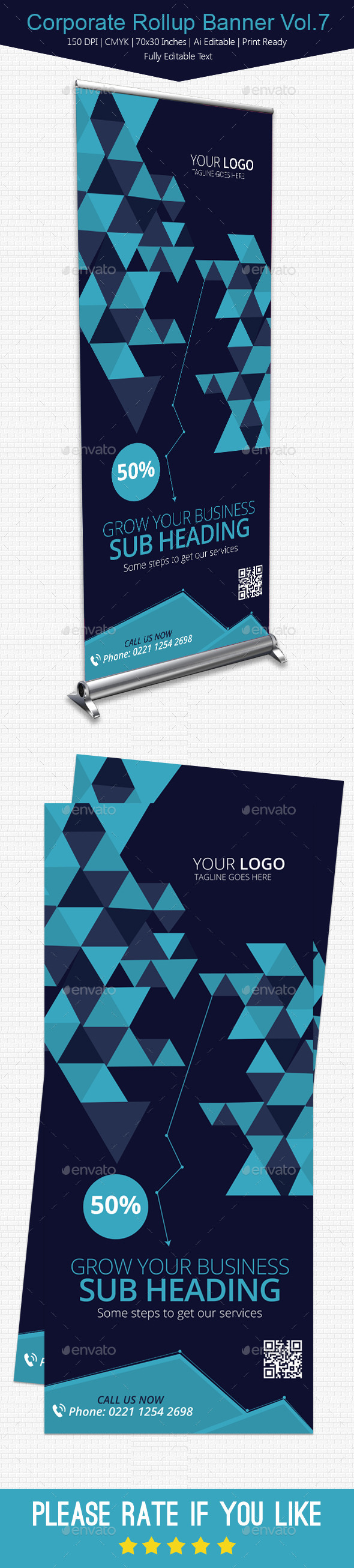 GraphicRiver Corporate Rollup Banner Vol.7 10968571 GraphicRiver Corporate Rollup Banner Vol.7 10968571