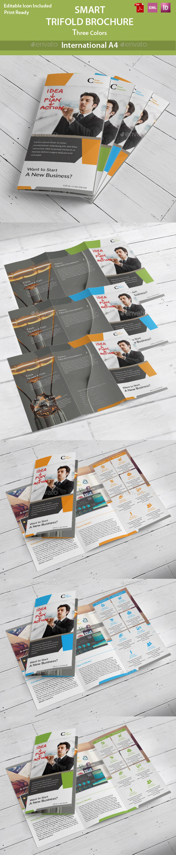 GraphicRiver Smart Trifold Brocjure 10969798 GraphicRiver Smart Trifold Brocjure 10969798