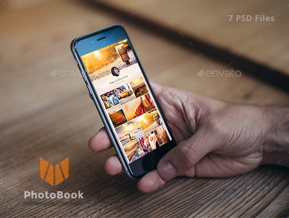 GraphicRiver PhotoBook Photo Sharing Mobile App Design 10979176 GraphicRiver PhotoBook Photo Sharing Mobile App Design 10979176