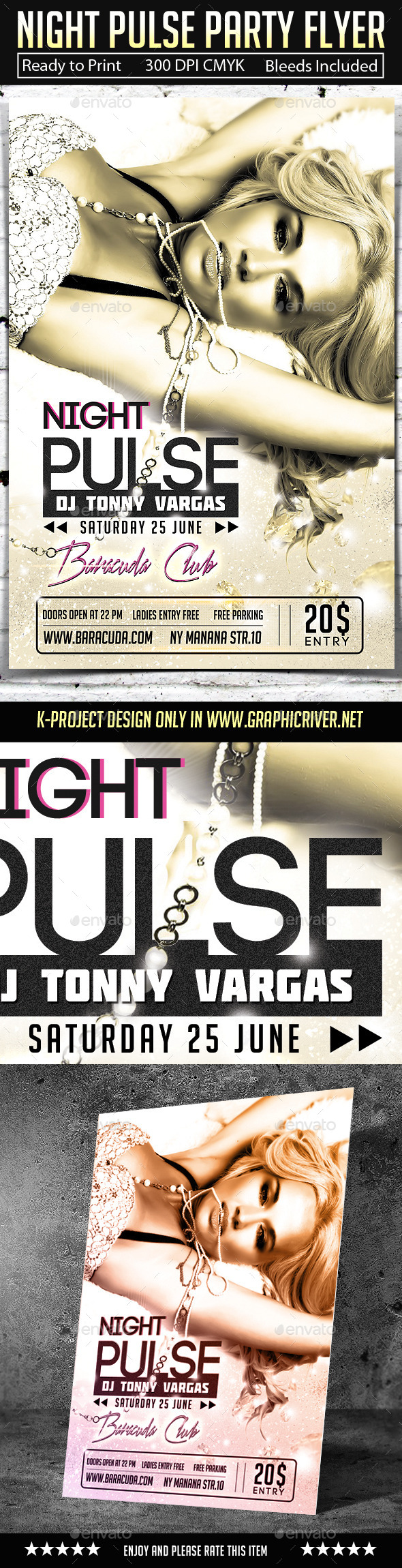 GraphicRiver Night Pulse Party Flyer 10979202 GraphicRiver Night Pulse Party Flyer 10979202