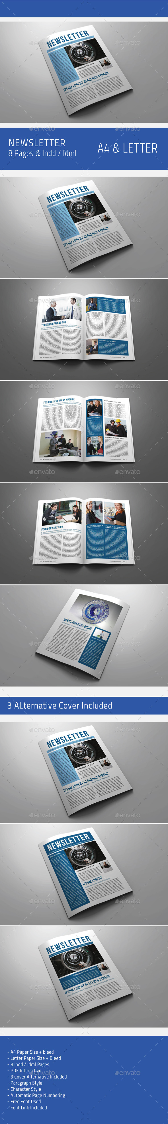 GraphicRiver A4 & Letter Newsletter 10979475 GraphicRiver A4 & Letter Newsletter 10979475