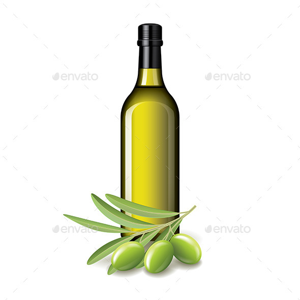 GraphicRiver Olive Oil Bottle 10980622 GraphicRiver Olive Oil Bottle 10980622
