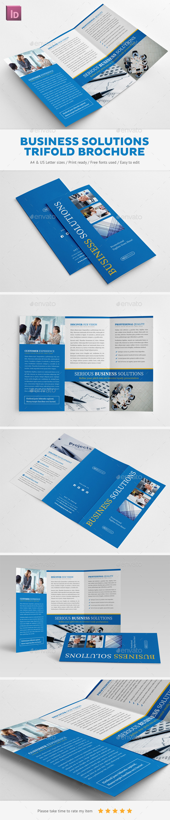 GraphicRiver Business Solutions Trifold Brochure 10981133 GraphicRiver Business Solutions Trifold Brochure 10981133