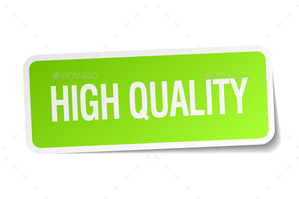 high quality green square sticker on white background (Misc) Photo Download