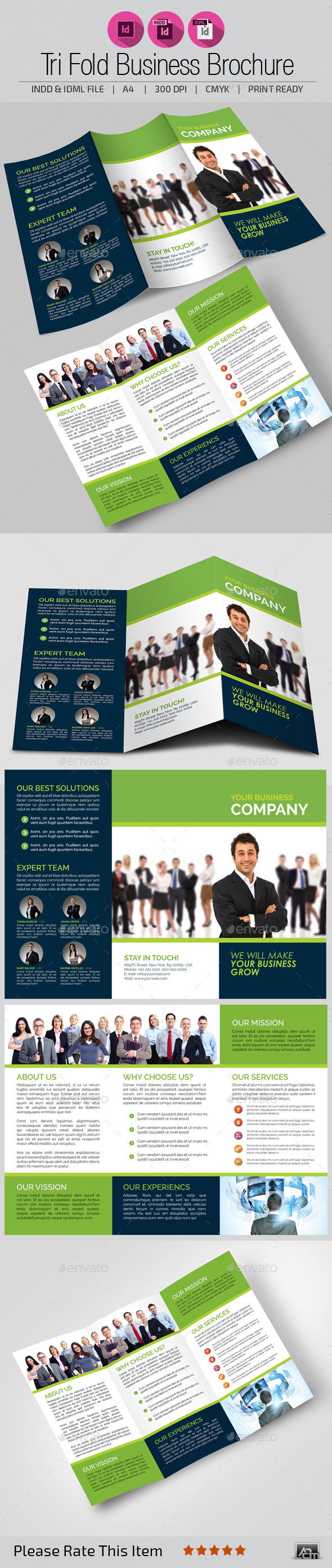 GraphicRiver Tri Fold Brochure Template 10981471 GraphicRiver Tri Fold Brochure Template 10981471