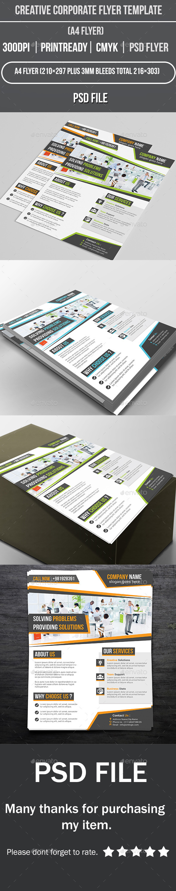GraphicRiver Creative Corporate Flyer Template 10981502 GraphicRiver Creative Corporate Flyer Template 10981502