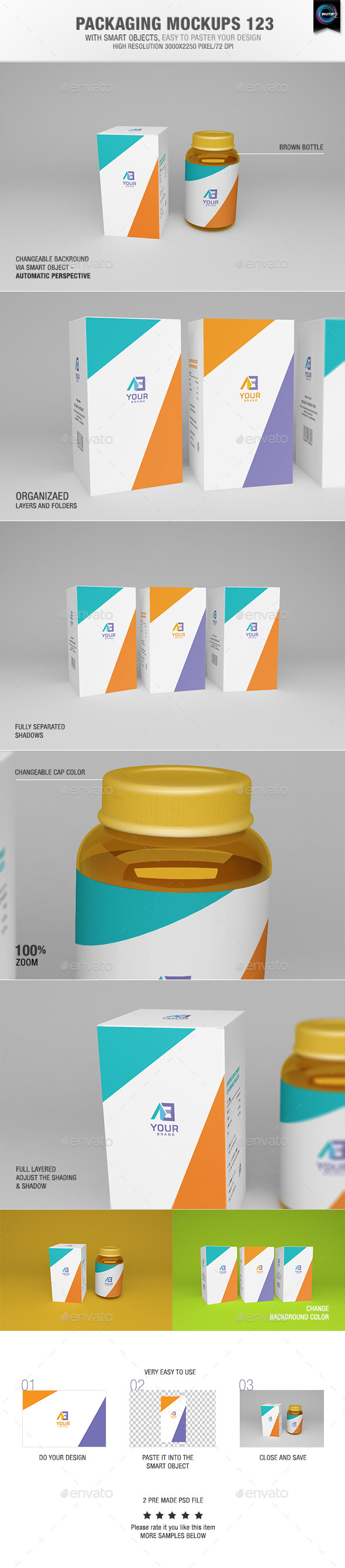 Packaging Mock-ups 123