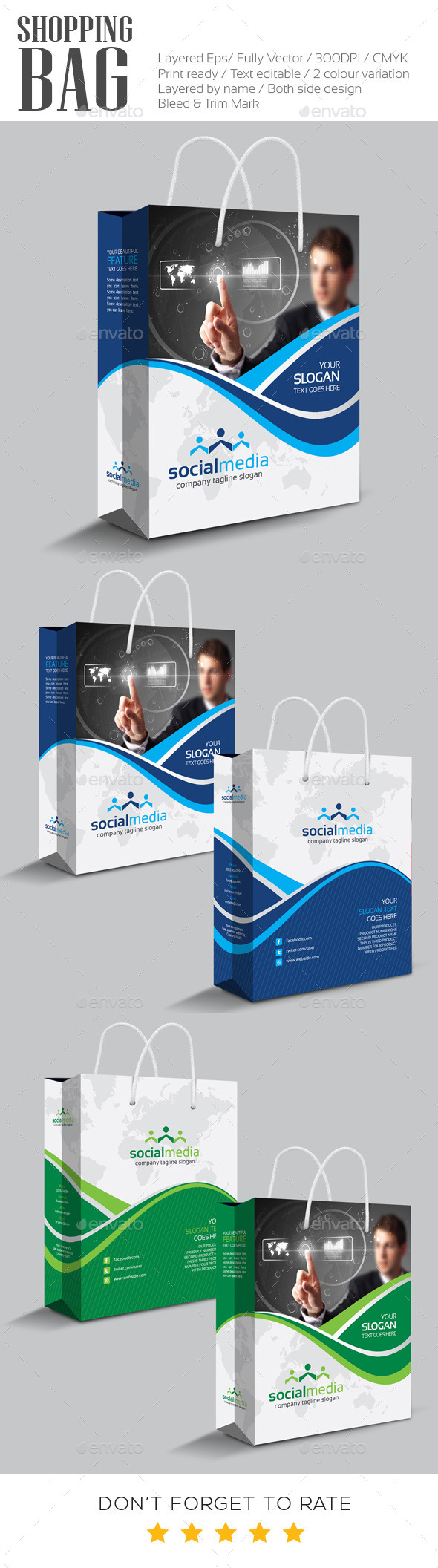 GraphicRiver Social Media Shopping Bag 10983229 GraphicRiver Social Media Shopping Bag 10983229