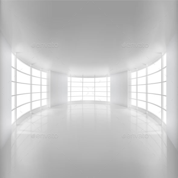 GraphicRiver White Rounded Room Illuminated by Sunlight 10983481 GraphicRiver White Rounded Room Illuminated by Sunlight 10983481