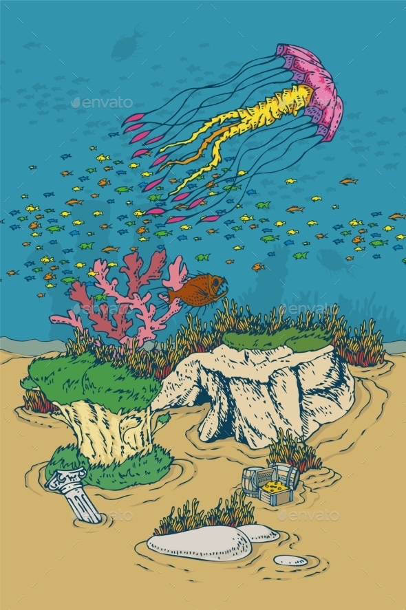 GraphicRiver Underwater World 10984434 GraphicRiver Underwater World 10984434