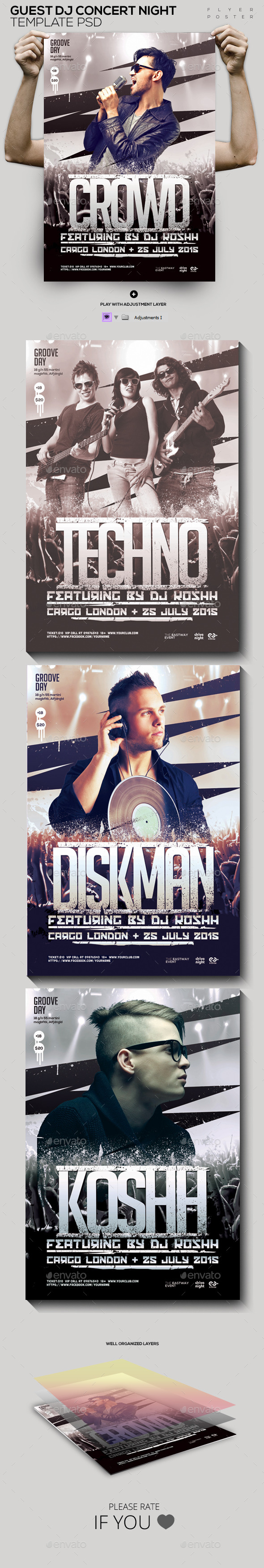 GraphicRiver Guest DJ Concert Night PSD Flyer Poster 10985305 GraphicRiver Guest DJ Concert Night PSD Flyer Poster 10985305