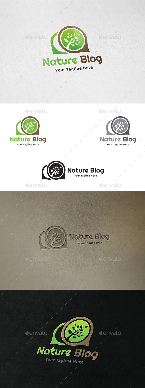 GraphicRiver Nature Blog Logo Template 10985344 GraphicRiver Nature Blog Logo Template 10985344