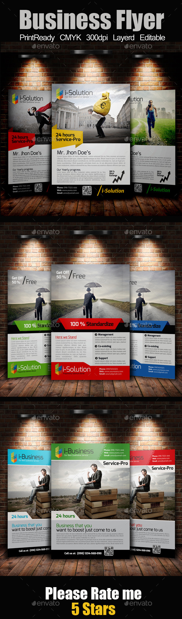 GraphicRiver A4 Business Flyer Bundle 10985536 GraphicRiver A4 Business Flyer Bundle 10985536